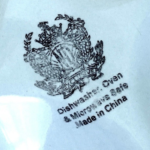 Vintage DEVILED EGG PLATE Robins Pastel Pale Blue ND Exclusive of China EASTER - Picture 3 of 3